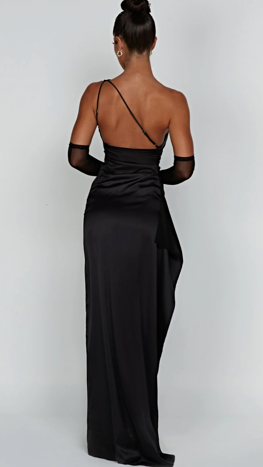 ARIEL MAXI DRESS BLACK photo 3