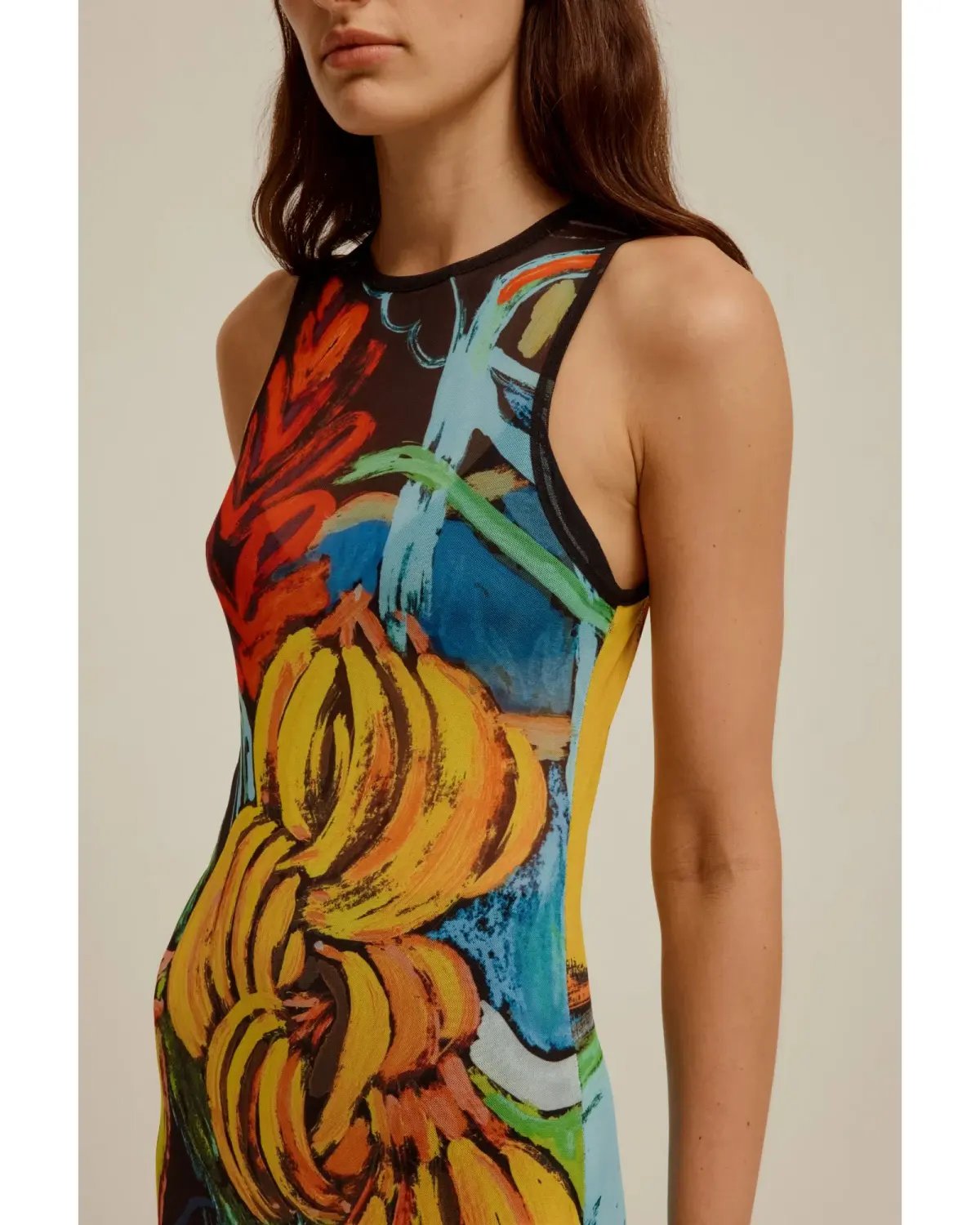 Venroy Mesh Tank Dress in Multi Size AU 10 photo 2