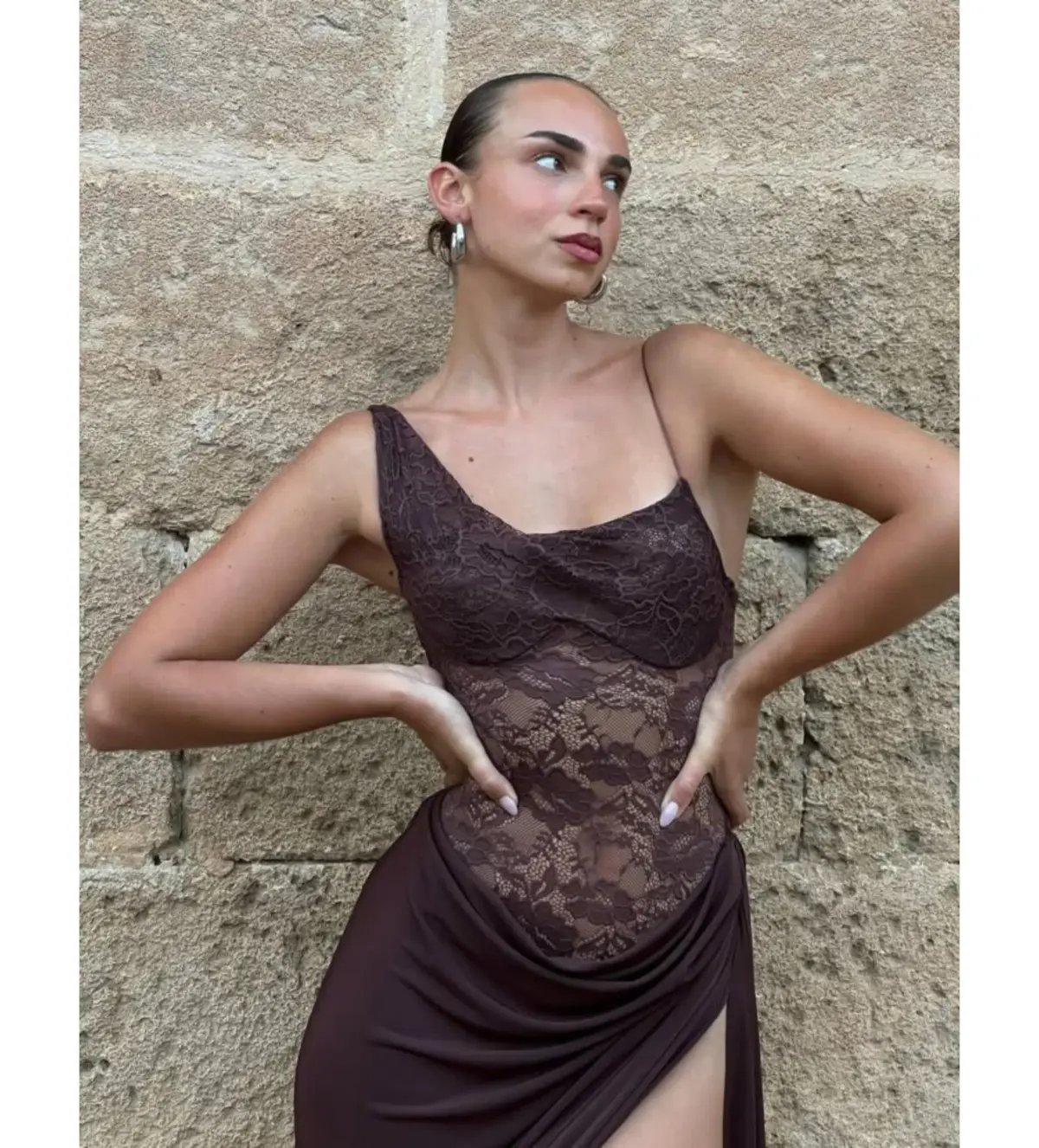 Natalie Rolt Sloane Dress in Chocolate Size 1 / AU 8 photo 3