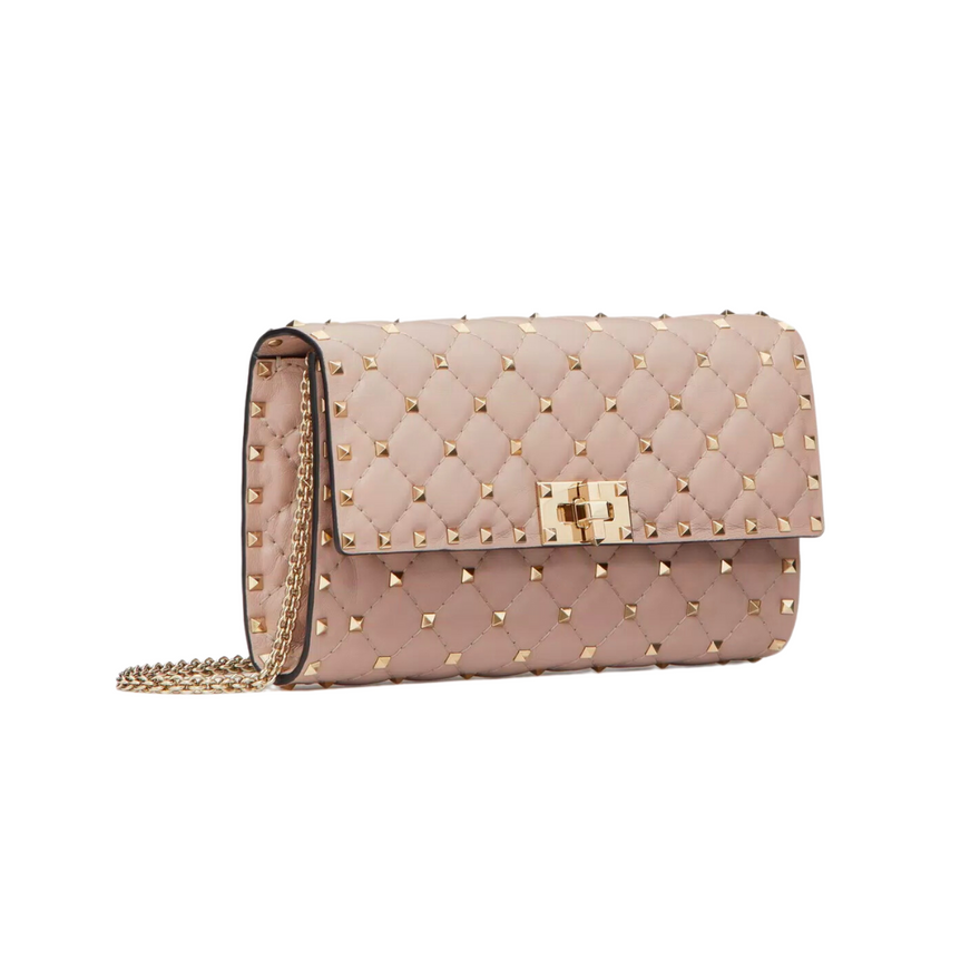 Valentino Rockstud Spike Shoulder Bag (nude) photo 2