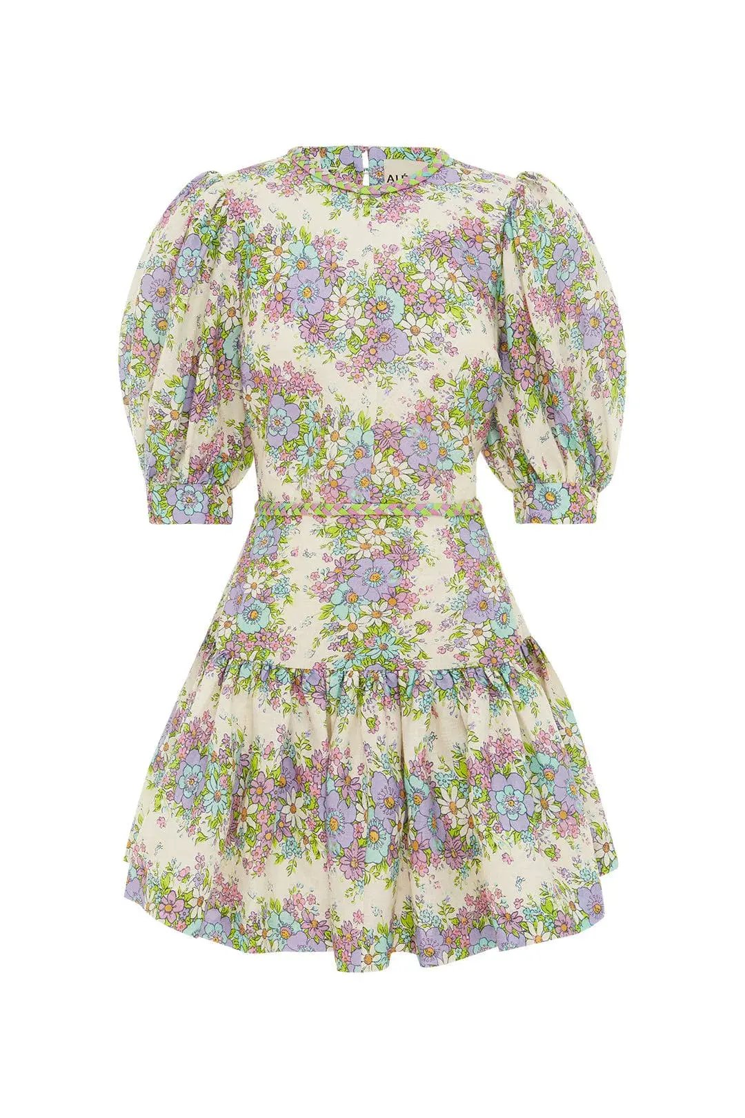 Alemais Agnes Mini Dress Cream Size AU 10 photo 4