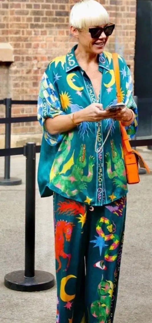 Alemais Guardian Oversized Shirt and Pant Set Multi Size 10 / M photo 5