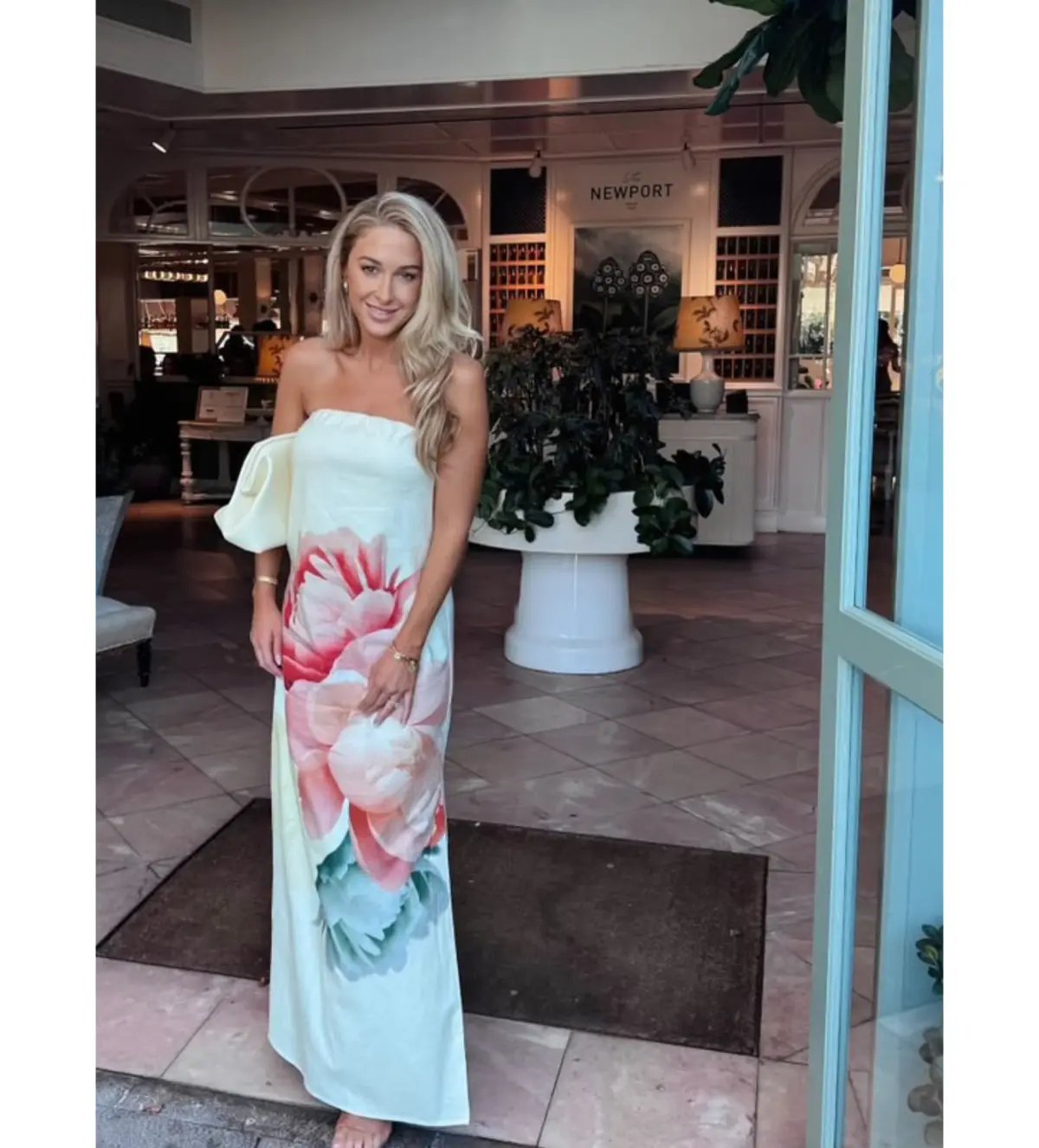 Pasduchas Nostalgia Strapless Maxi Dress Floral Size AU 12 photo 5
