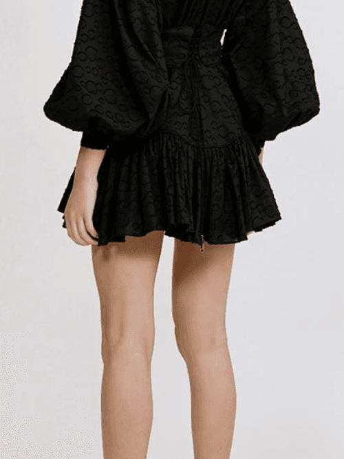 Acler Bastia Mini Dress Black Size 6 photo 4