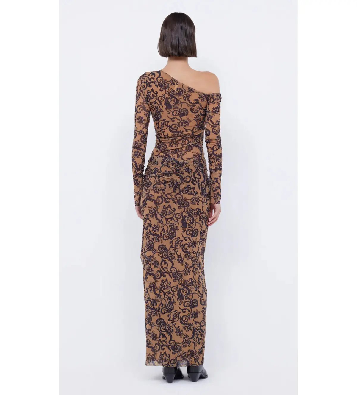 Bec & Bridge Western Sun Long Sleeve Maxi Dress Bandana Size AU 8 photo 4