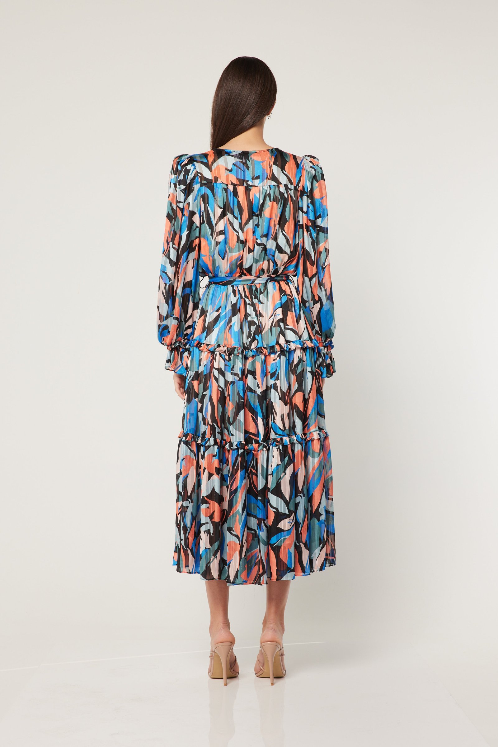 ELLIATT VISTA MAXI DRESS - DARK MULTI photo 4