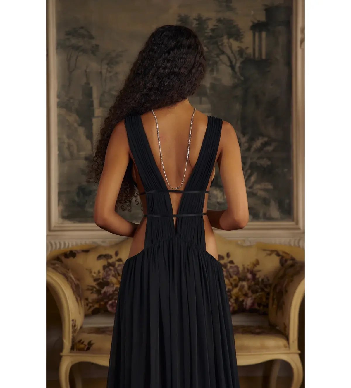 Mirror Palais Venus Gown in Black Size AU 10 photo 4