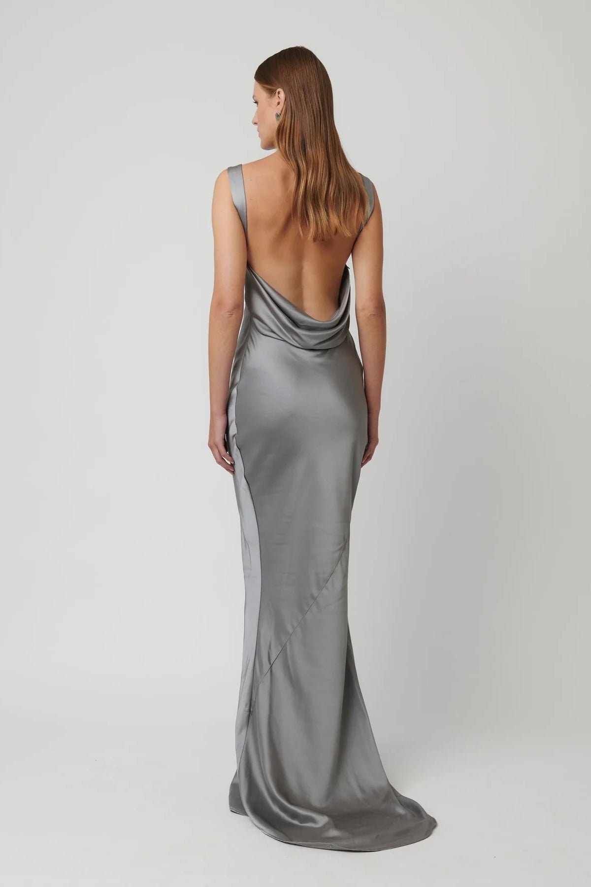EFFIE KATS KAROLINA GOWN - PLATINUM photo 3