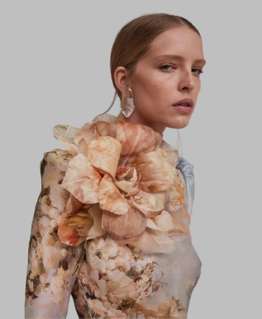 Zimmermann Lyrical Ruched Midi Dress photo 2