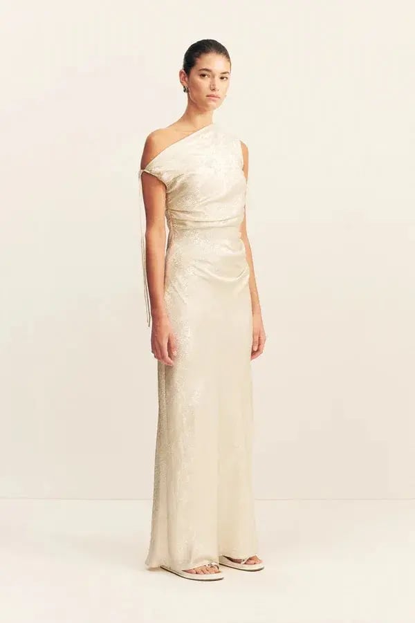 Shona Joy Calder Gathered Maxi Dress Bubbly Size 12 photo 2