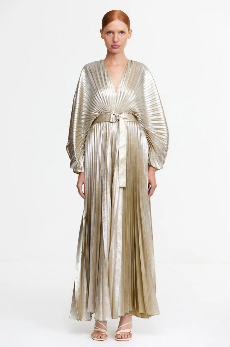 Acler Westover Dress - Butter Metallic photo 2