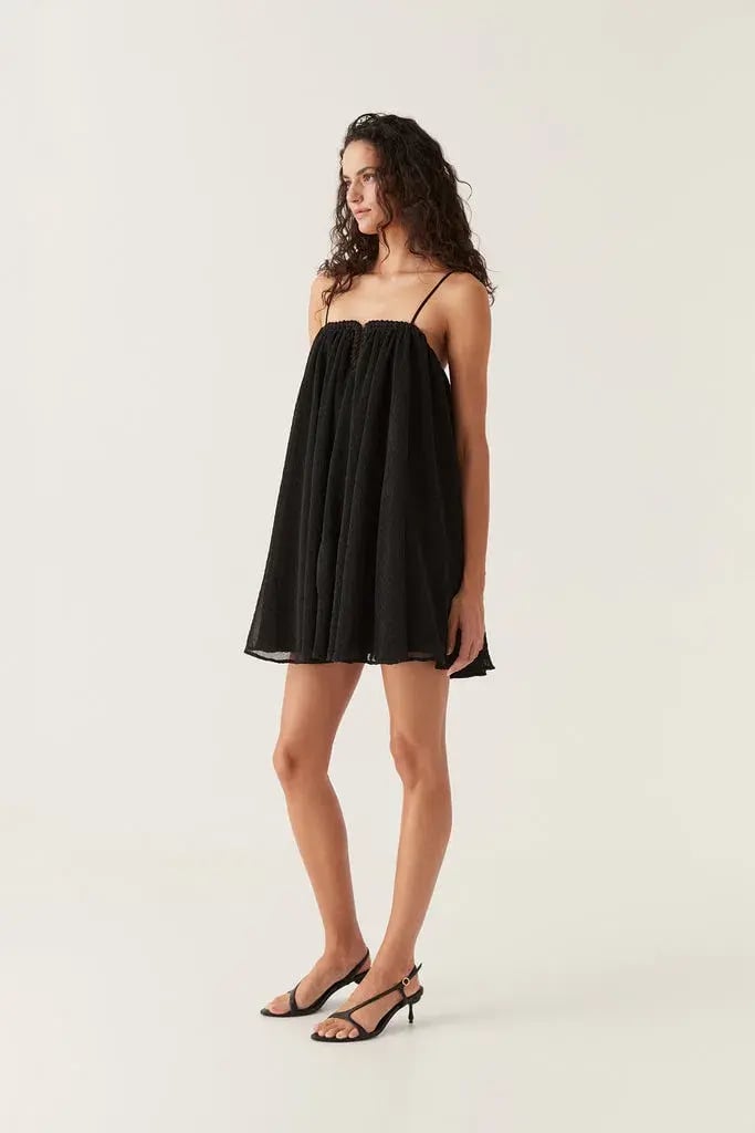 Aje Filigree Sweetheart Mini Dress Black Size 10 photo 2