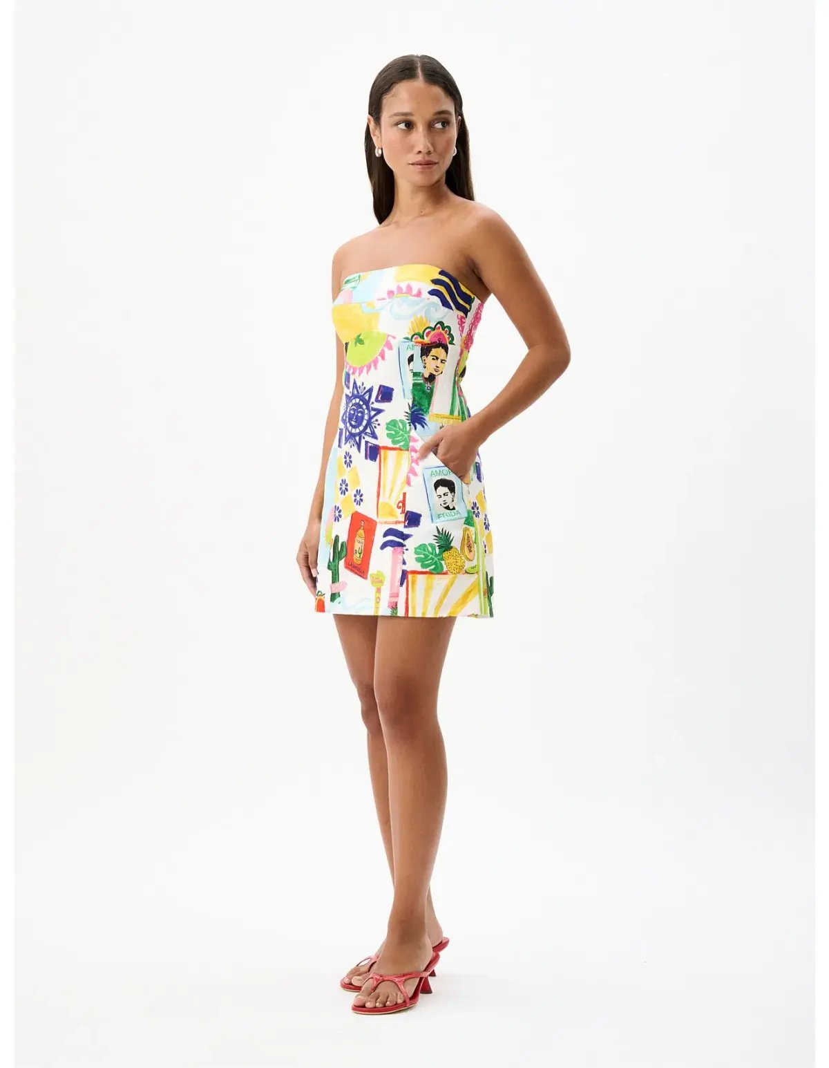 Roame Alba Mini Dress in Hola Tulum Size 10 photo 2