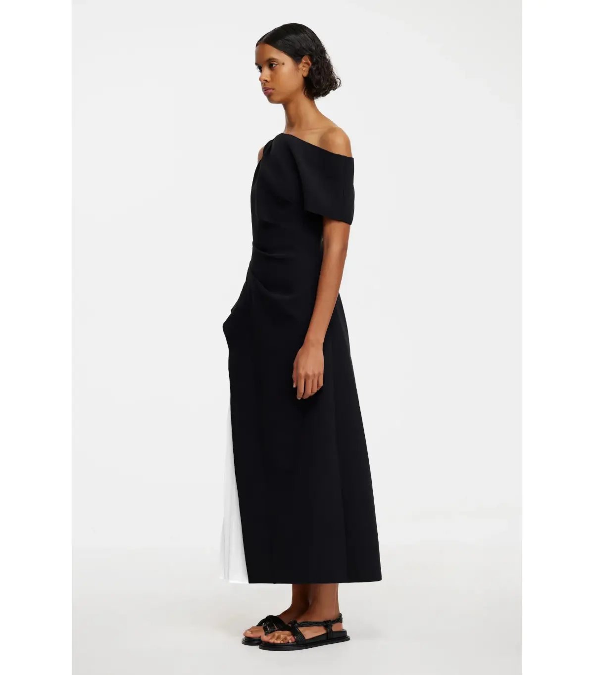 Acler Sudden Midi Dress in Black Size AU 10 photo 2