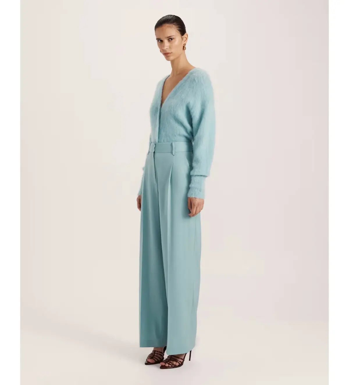 Saba Suki Wide Leg Pant Seafoam Size 12 photo 2
