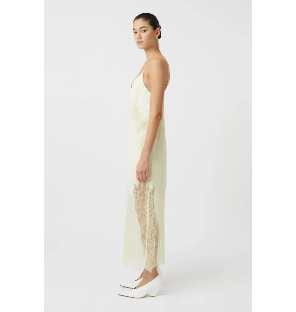 Camilla And Marc Filigree Dress in Lemon Yellow Size AU 6 photo 3