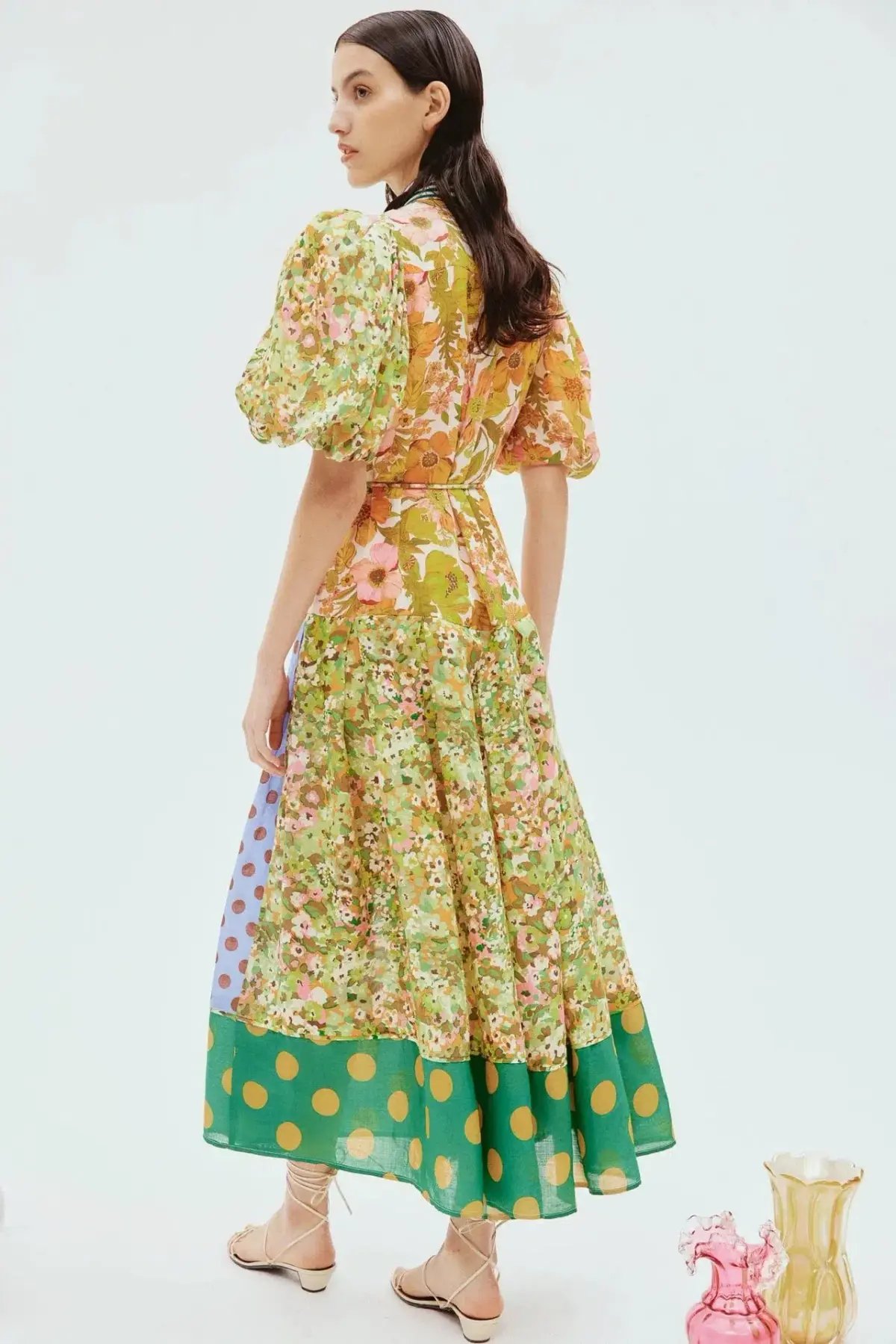 Alemais Finn Shirtdress Multi Floral Size 12 photo 3