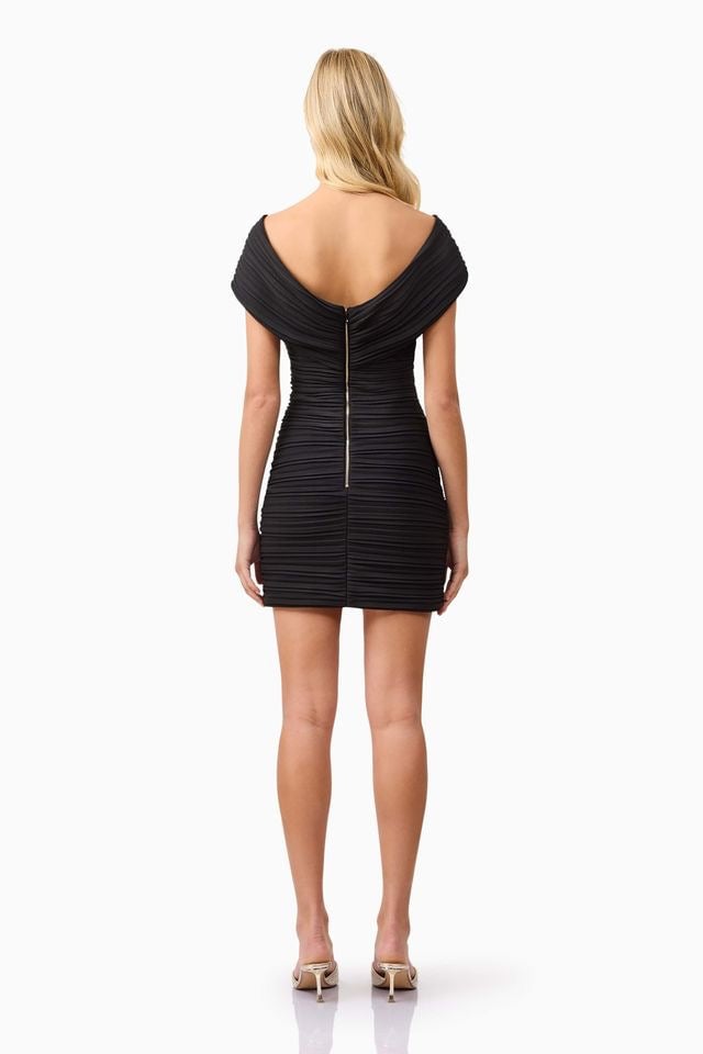 Elliatt Ava Strapless Mini Dress - Black photo 2