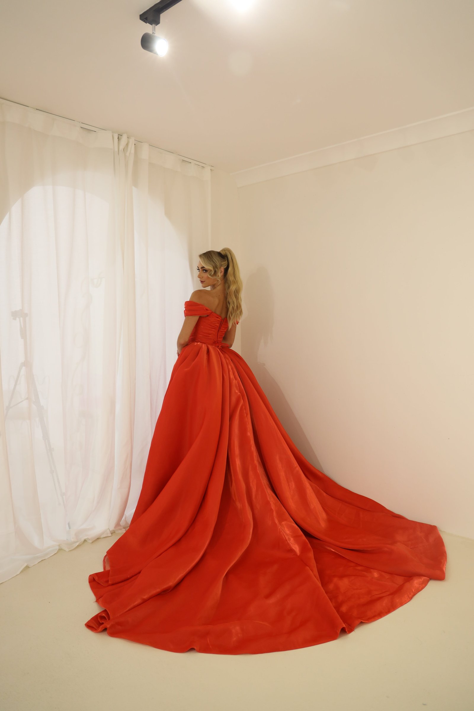 ANASTASIA BALLGOWN RED photo 3