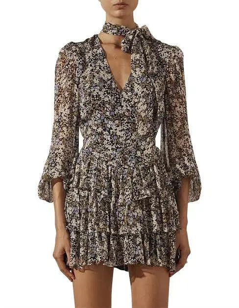 Shona Joy Valentina Dress Floral Size 6 photo 2