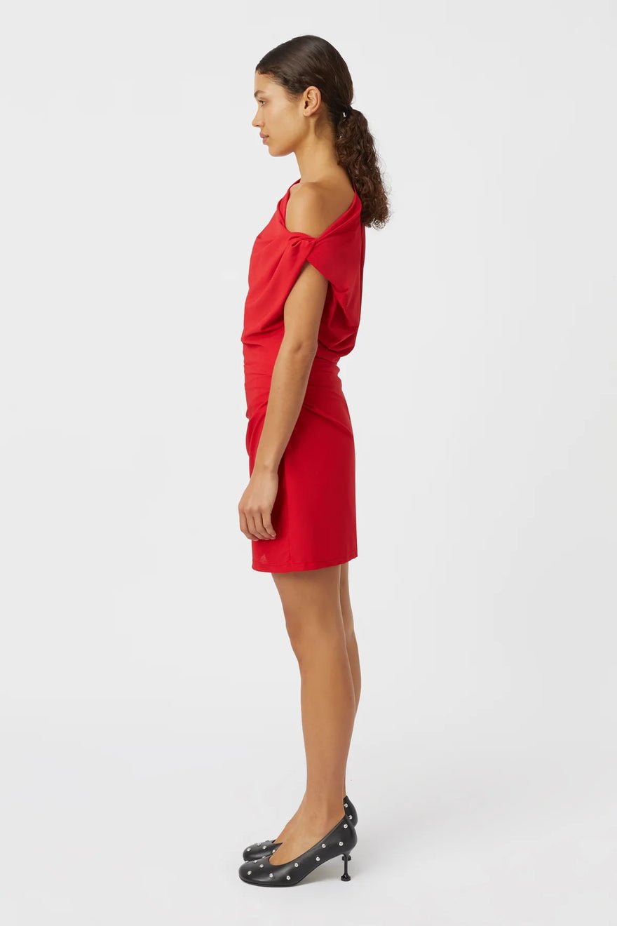 Camilla & Marc Annalise Mini Dress - Scarlet Red photo 4