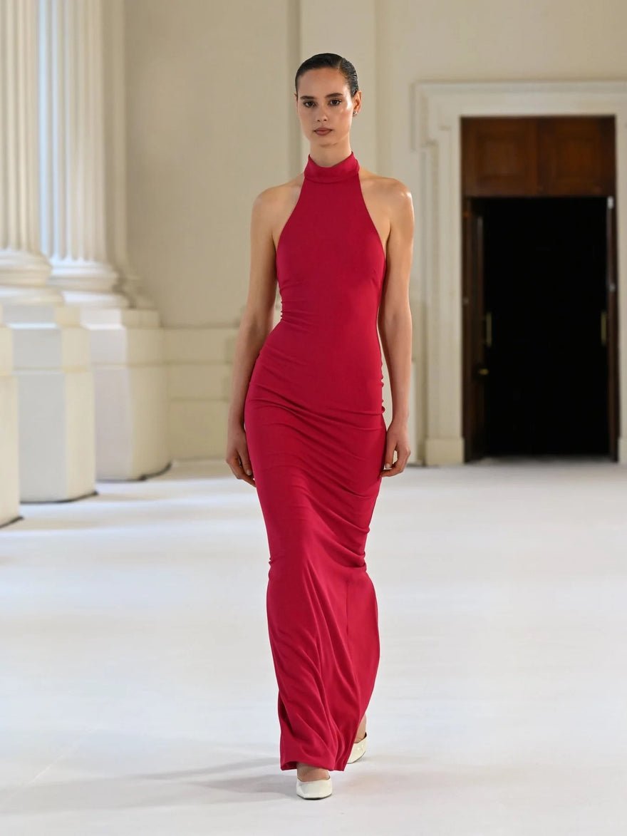 Effie Kats Rhi Gown - Raspberry photo 2