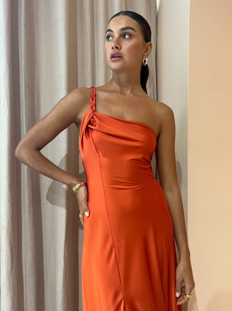 HEPBURN MAXI IN BURNT ORANGE photo 4