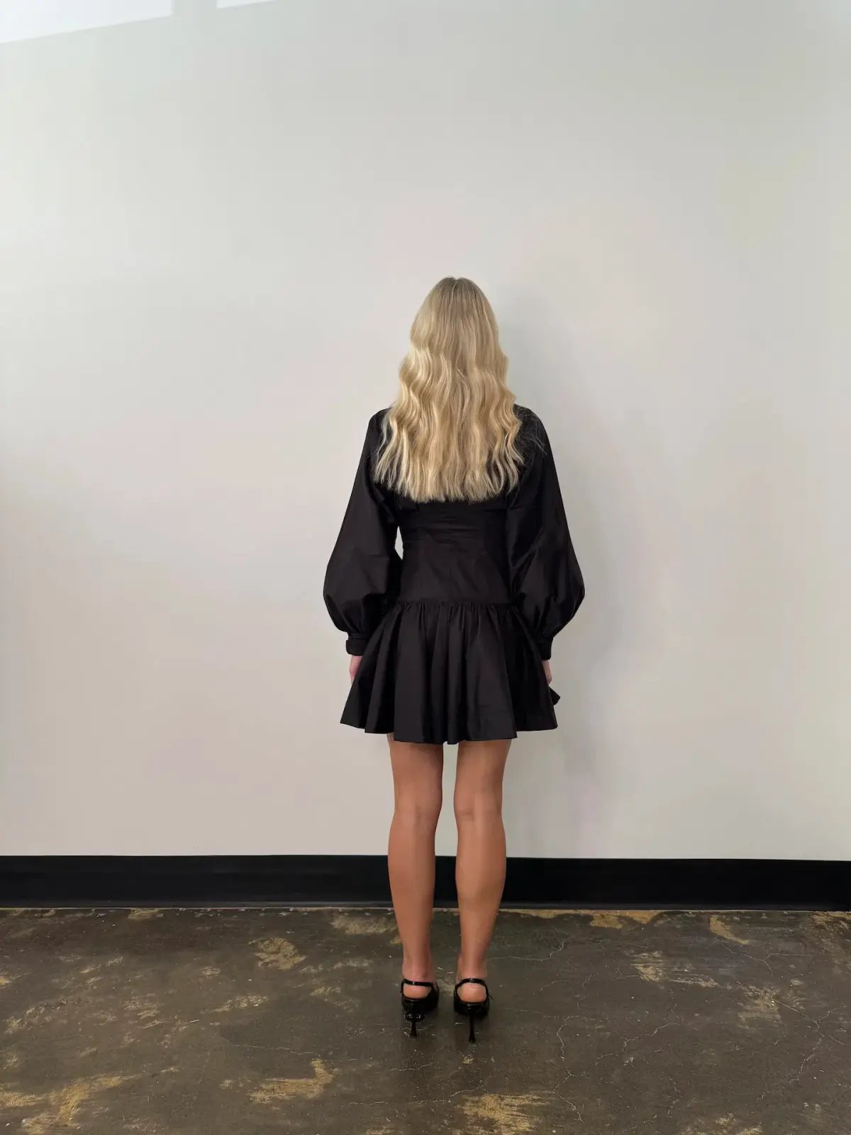 Aje Alexa Long Sleeve Mini Dress in  Black Size AU  10 photo 3