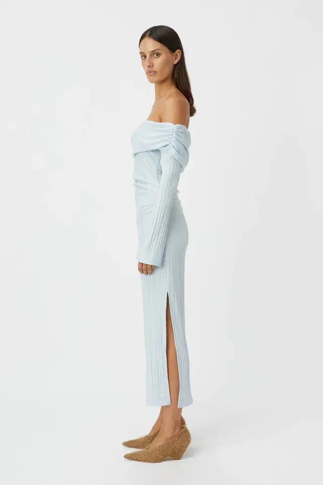 Camilla and Marc Shaw Midi Dress in Sky Blue Size 10 photo 2