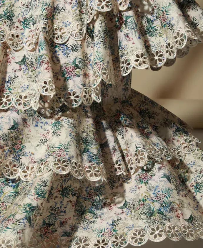 Ixiah Alpine Maxi Set Floral Print Size 10 photo 3