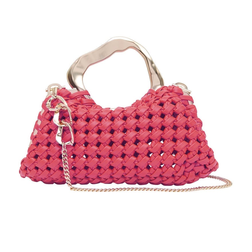 Aje Weave Micro Clutch | Pink photo 4