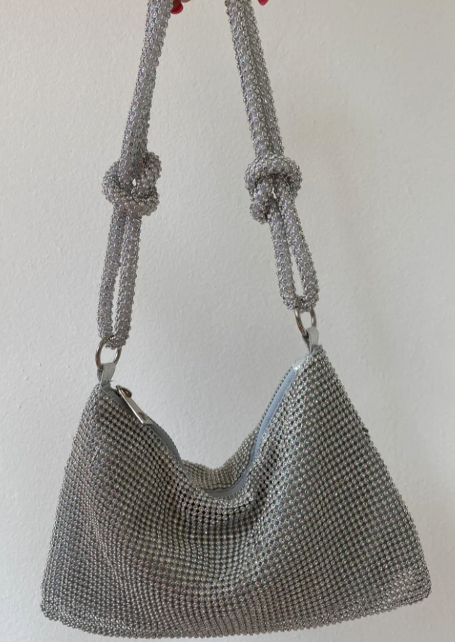 Girls with Gems Sparkly Handbags - Silver, Gold, Pink or Black photo 3