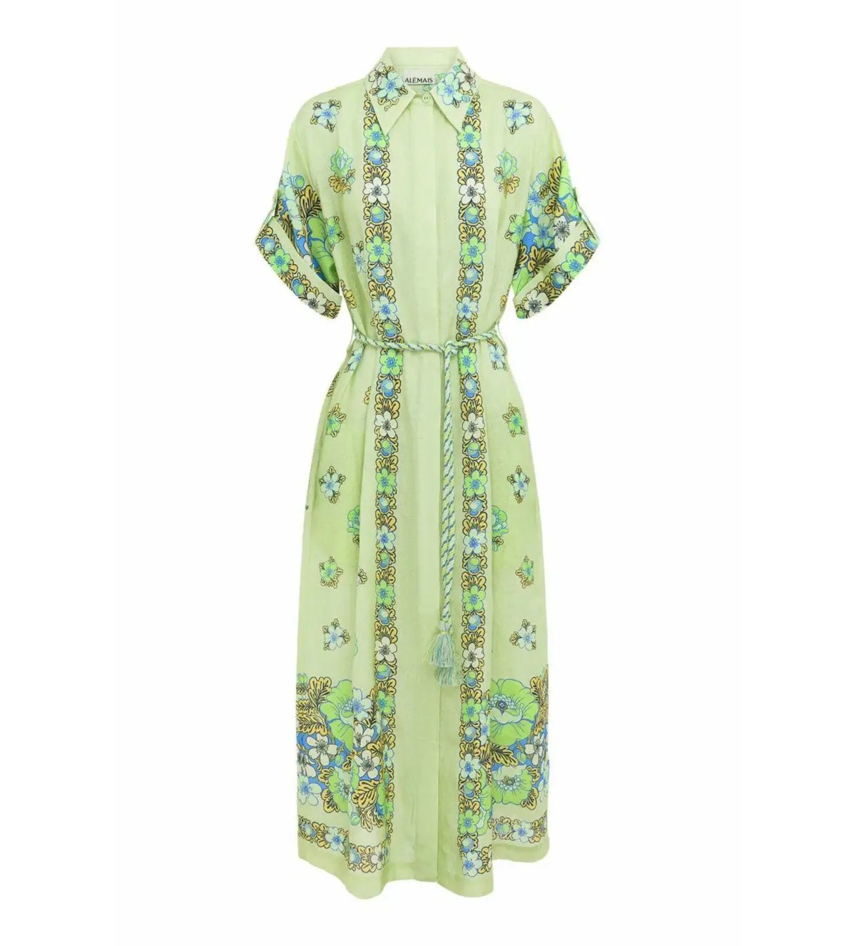 Alemais Velma Shirt Dress Green Size 14 photo 4