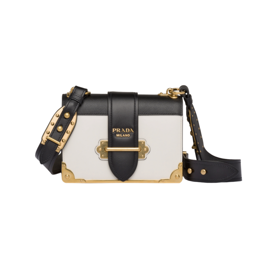 Prada Cahier Leather Shoulder Bag photo 3