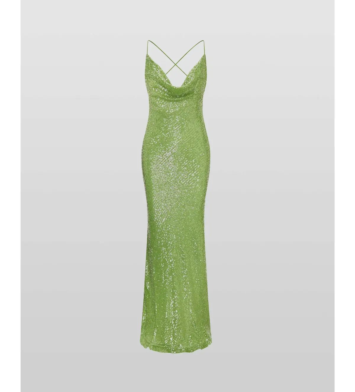 Rat & Boa Gaia Dress Green Sequin Size Small photo 6