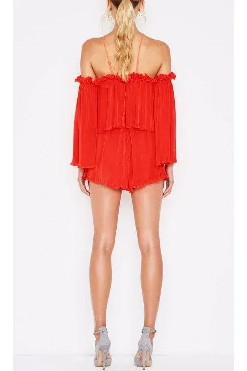 Alice McCall Locomotion Playsuit Red Size 8 photo 2