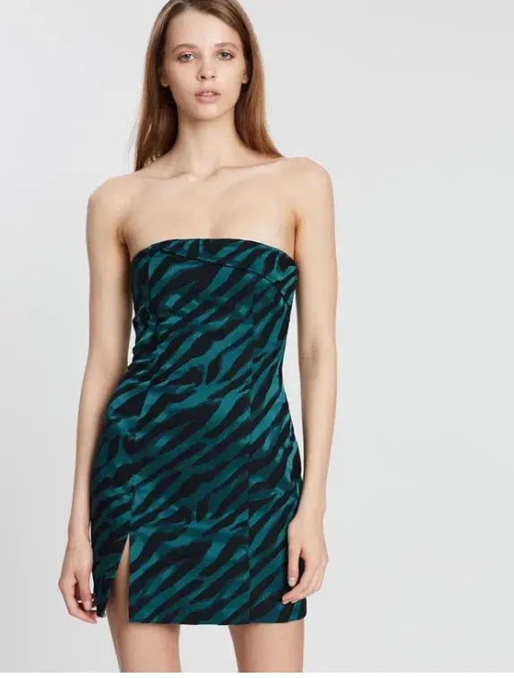 Bec & Bridge Discotheque Mini Dress Green Size 12 photo 3