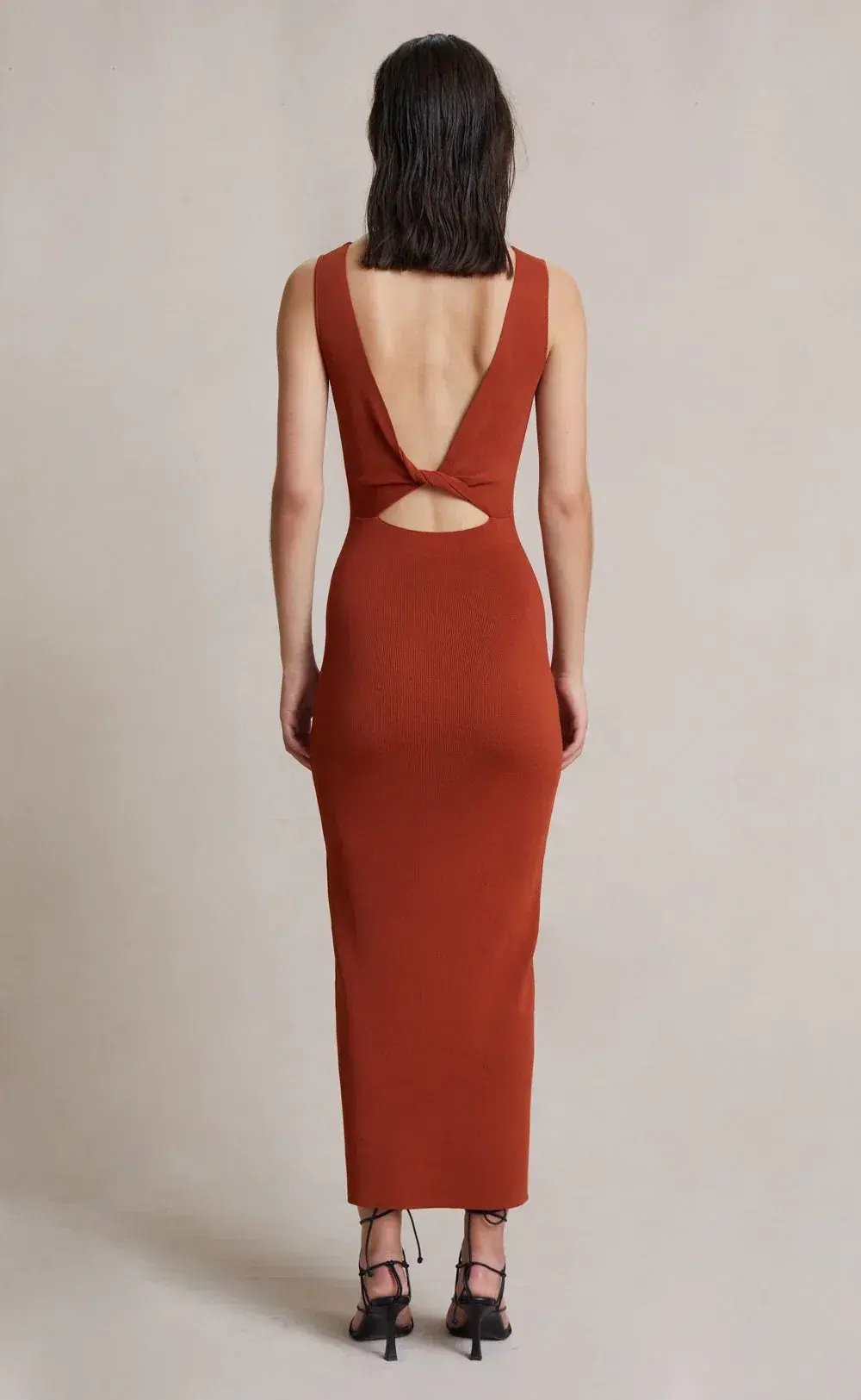 Bec & Bridge Sorbet Summer Midi Dress in Brick Size AU 6 photo 3
