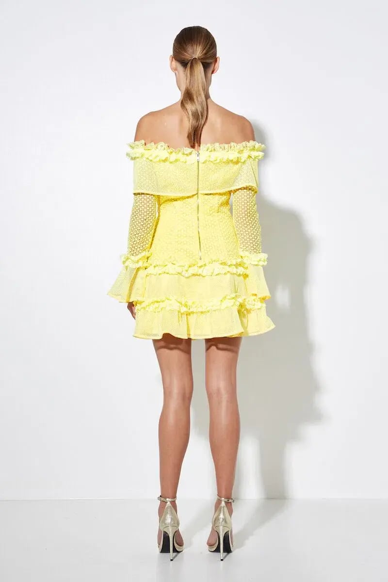 Mossman The Mood Swing Dress Yellow Size 6 photo 3