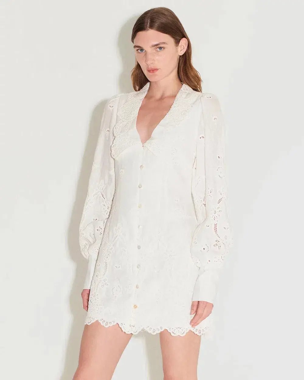 Hansen and Gretel Amity Mini Dress White Size 8 photo 3