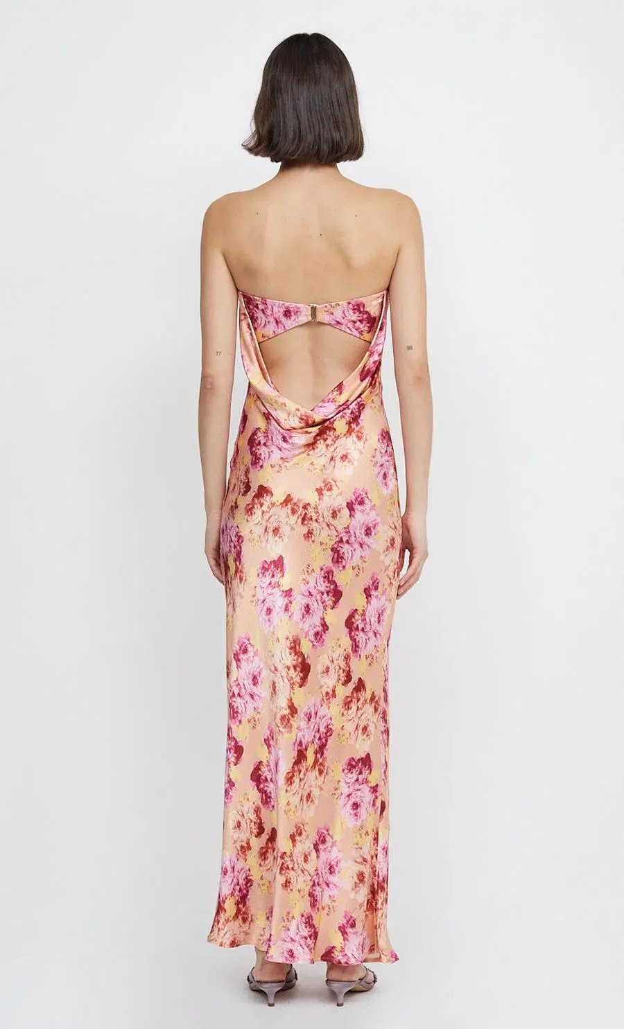 Bec & Bridge Moon Dance Strapless Dress Belle Floral Size 6 photo 3