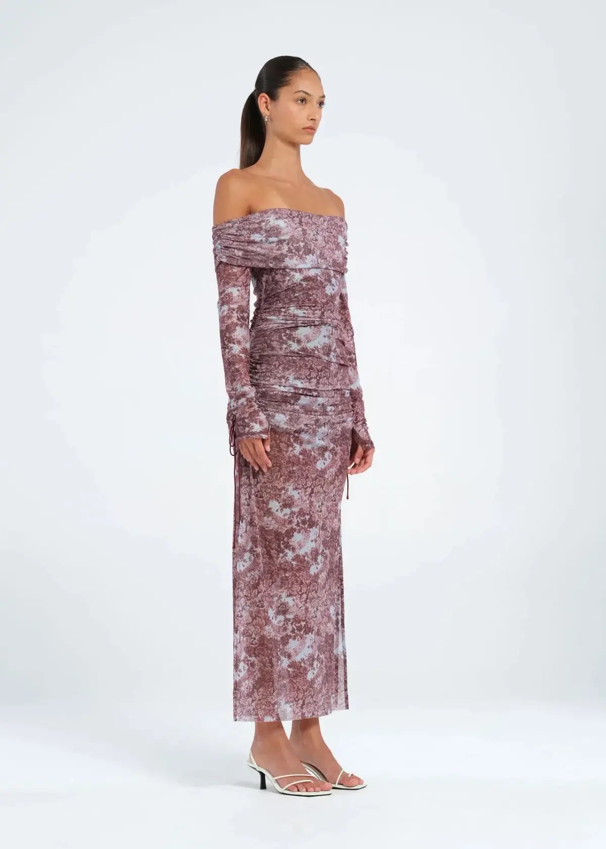 Benni Blaire Midi Dress Antique Fleur Size AU 8 photo 3
