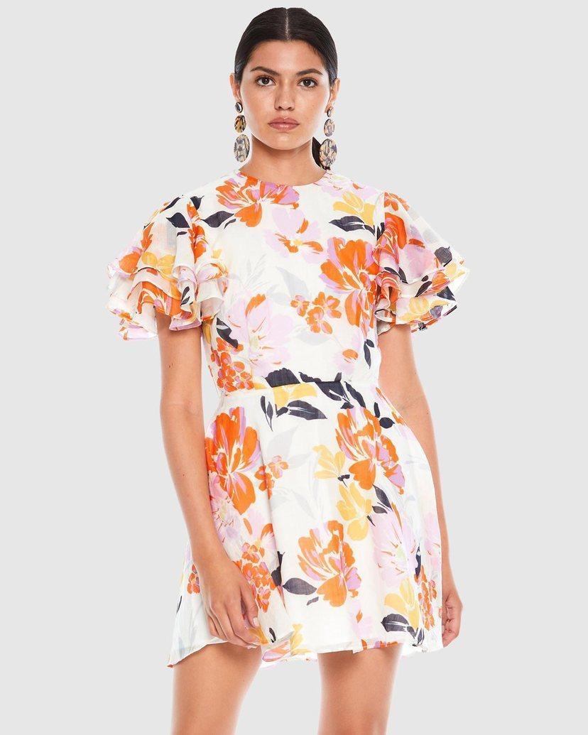 Talulah Effervescent Mini Dress Floral Size M / AU 10 photo 2