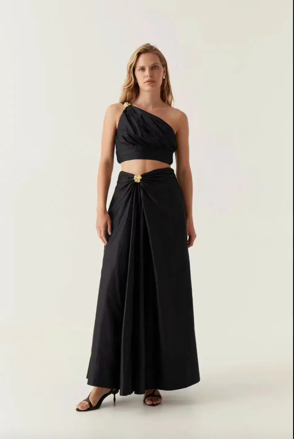 Aje Clarity top and Oakleigh Maxi Skirt set black Size 8 photo 3