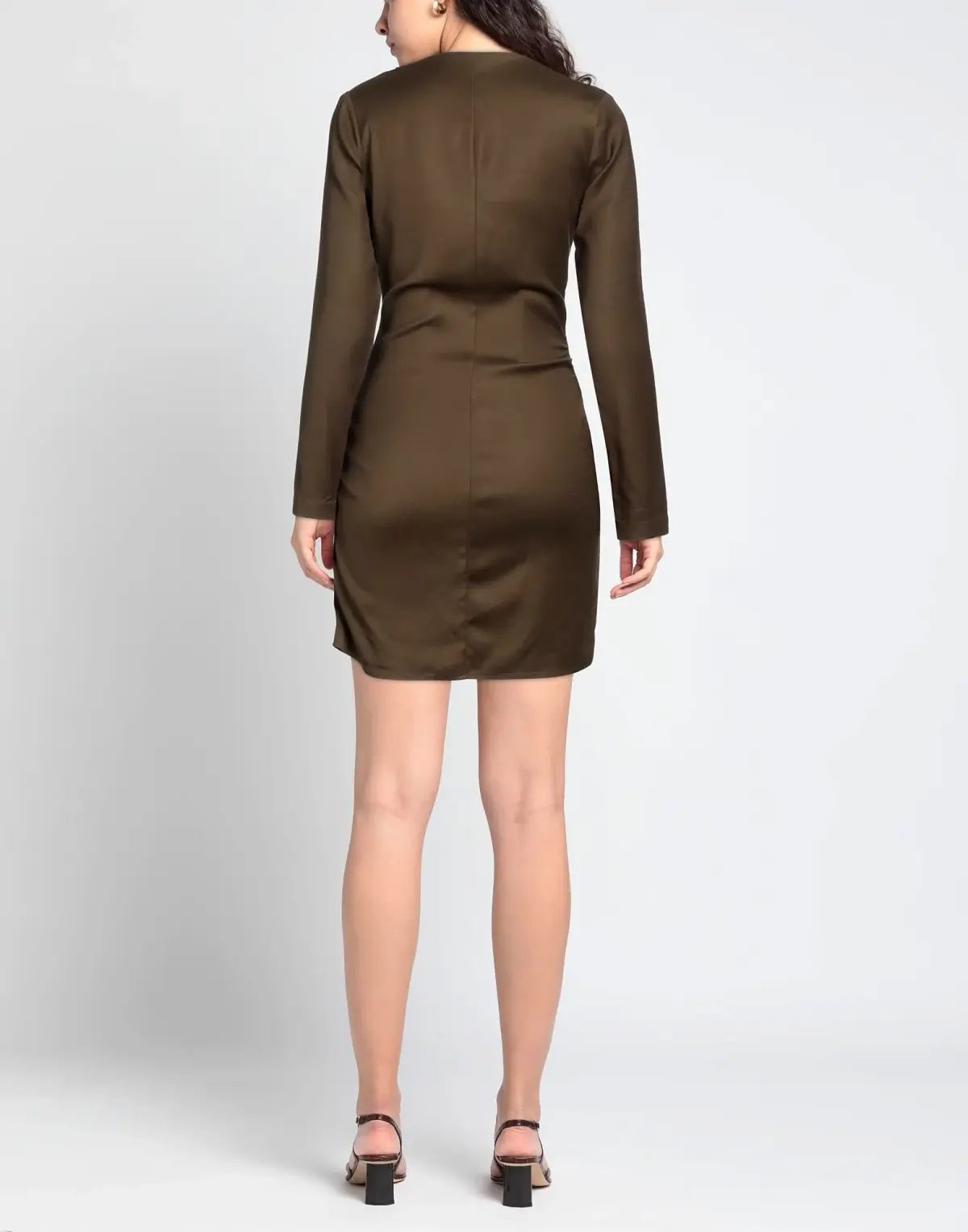 Cult Gaia Miley Long Sleeve Mini Dress Advieh Green Size AU 8 photo 2