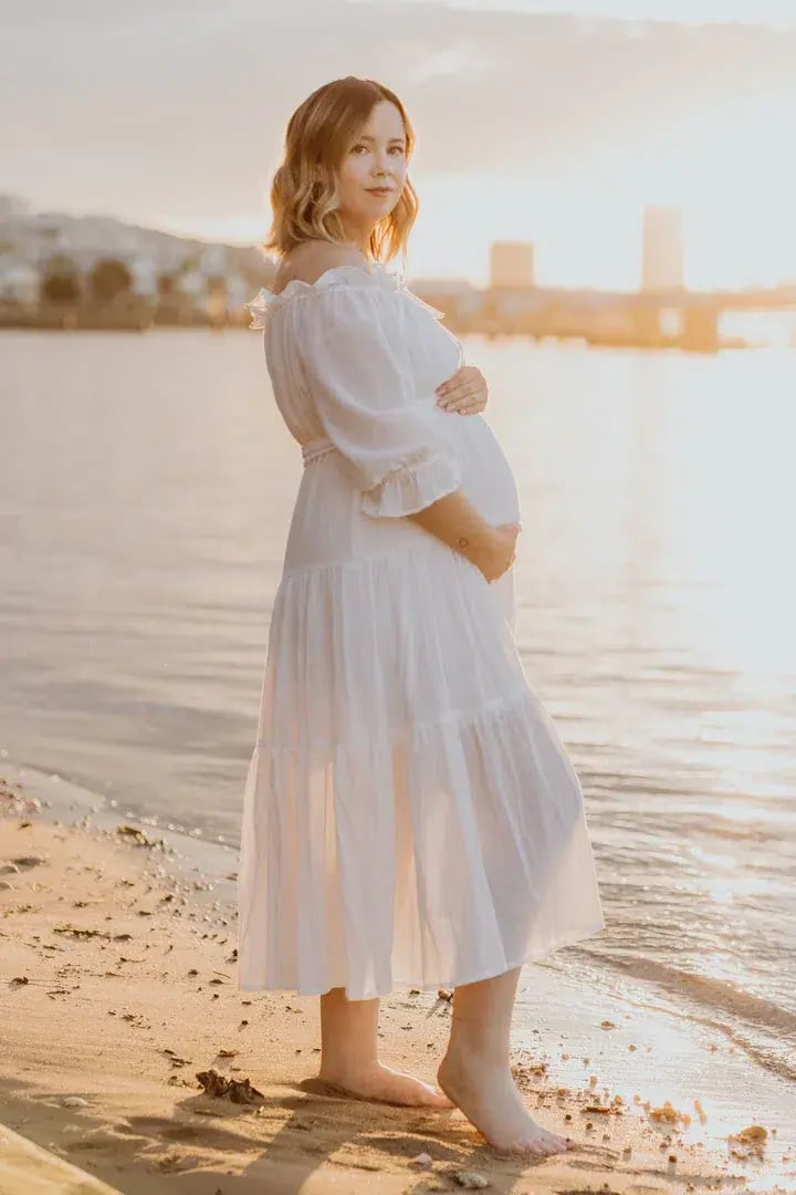 Co and Ry Goldie Maxi Dress White One Size photo 3