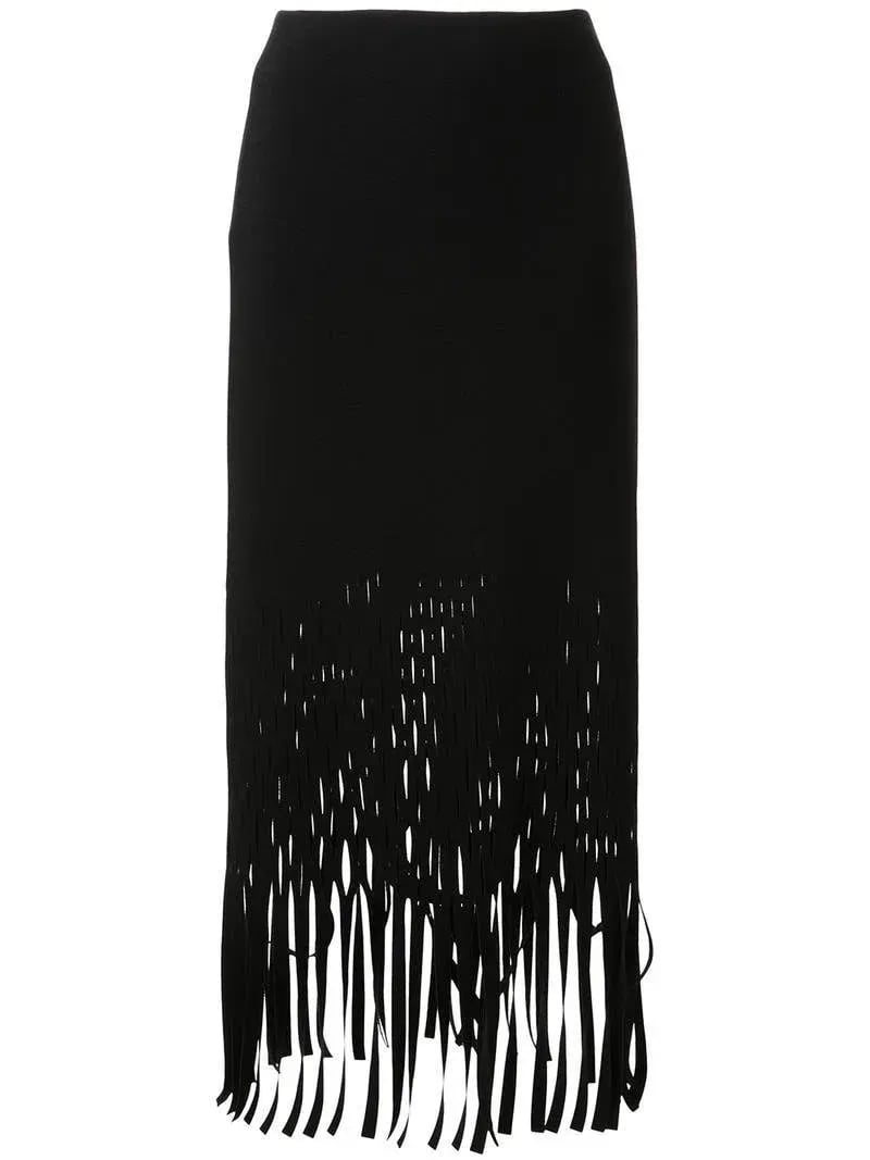 Dion Lee Triangle Perf Skirt Black Size 12 photo 4