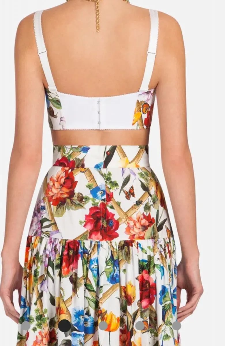 Dolce and Gabbana Bustier and Skirt Set Print Size 6 photo 2