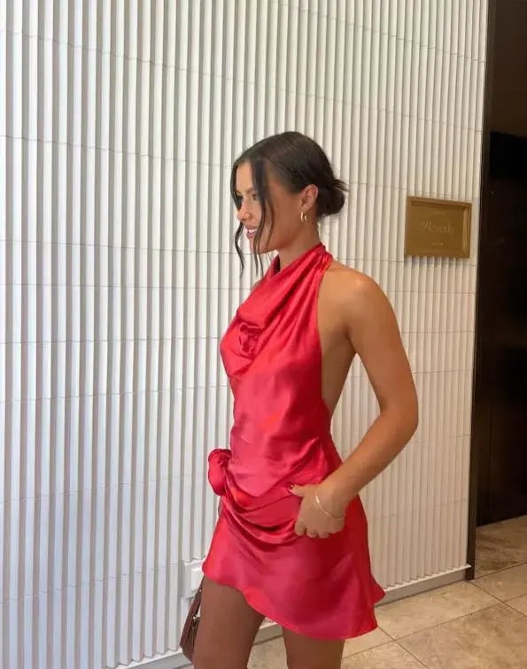 Arcina Ori Rosa Mini Dress Pink Size S/AU 8 photo 3