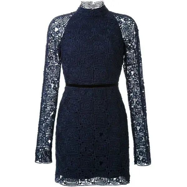 Manning Cartell Square Limits Mini Dress Navy Size 10 photo 2